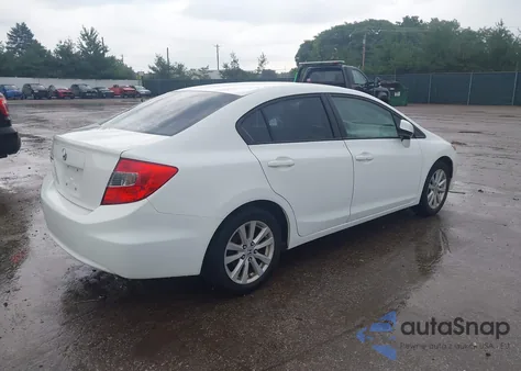 2012 Honda Civic Ex z USA, uszkodzony, nr VIN 2HGFB2F88CH327311